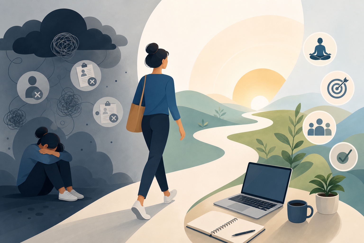 Keep Job Searching When Rejection Burns You Out